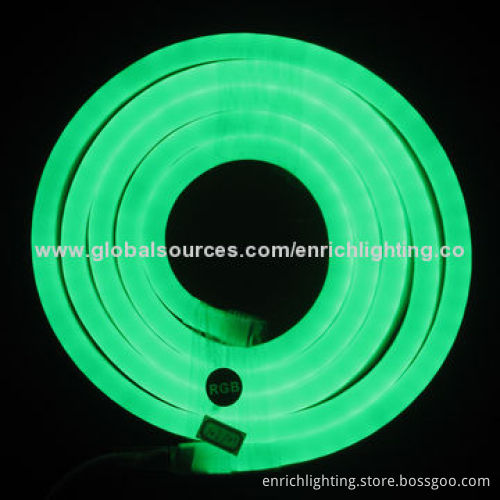 24V DC LED Neon Flex Lights, Color Changing, Sized 16 x 28mm, 14.4W/m Power, 5050 SMD-70-piece, IP65New